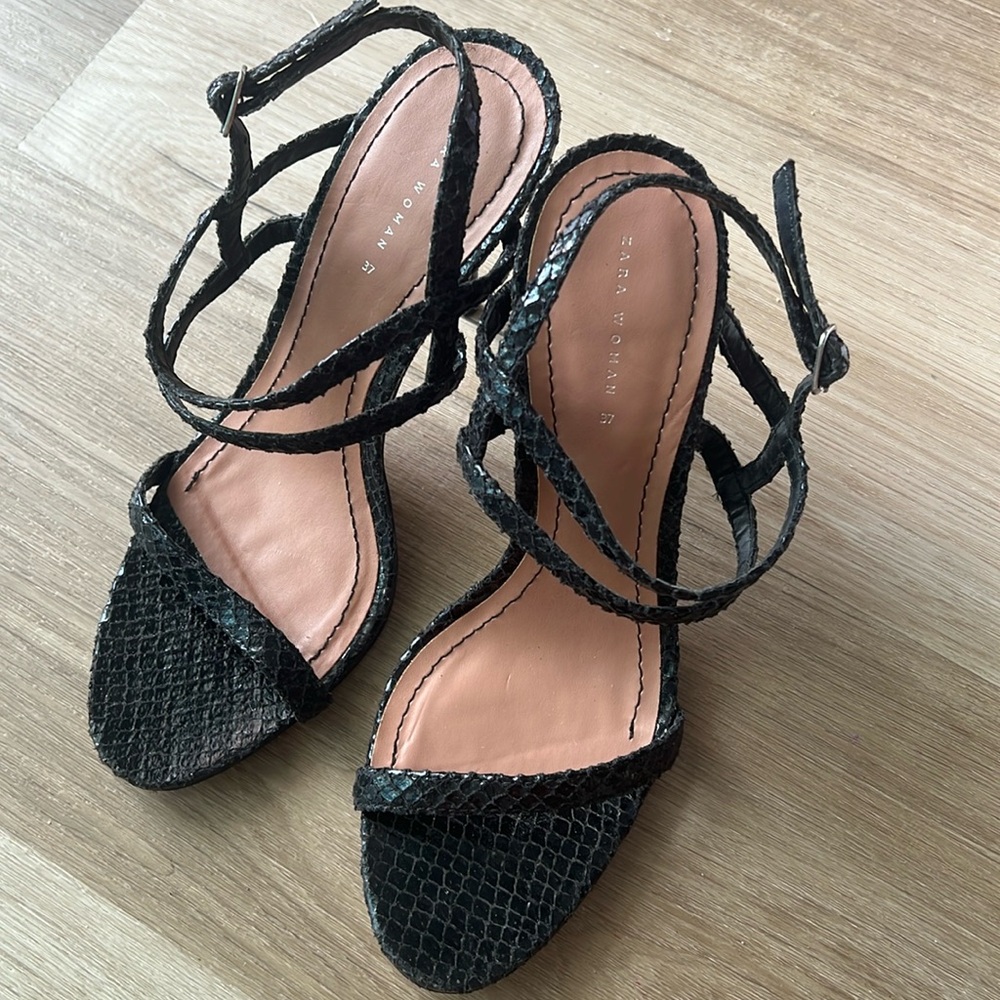 Zara strappy heel